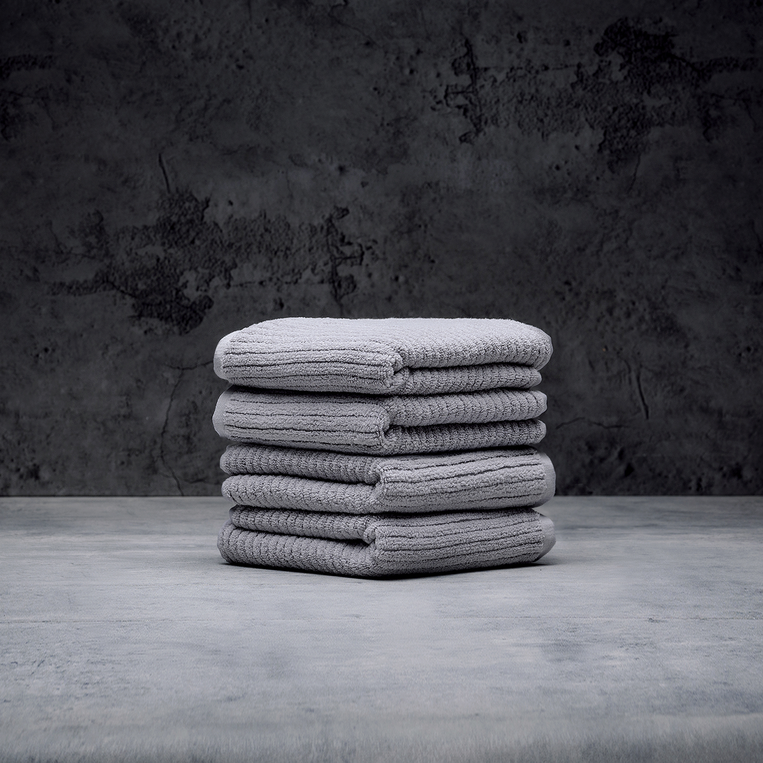 Tens Towels Luxe, 4 PC Dark Grey XL 30x60 Inches Popcorn Textured Bath  Towels Extra Large, 100% Cotton, Absorbent and Quick Dry, Ultimate Luxury